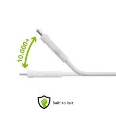 12m USB-C to USB-C Bulk Cable by dbramante1928 - Durable, High-Speed Connectivity (CB12CCWH4277)